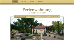 Desktop Screenshot of fewo-wuerzburg.de