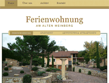 Tablet Screenshot of fewo-wuerzburg.de
